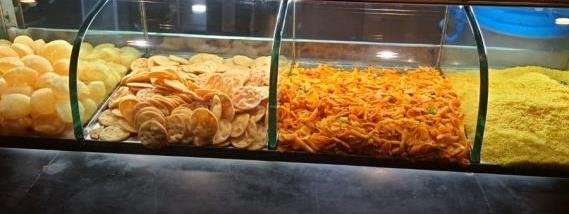 Snack display at Maxus Cinemas, Bhavnagar